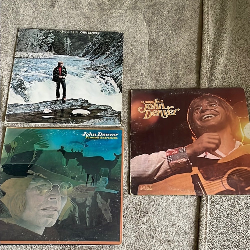 3 - John Denver Vinyl Record Collection
